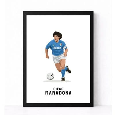 Napoli Print | Diego Maradona Dribble