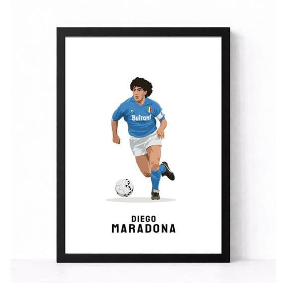 Napoli Print | Diego Maradona Dribble