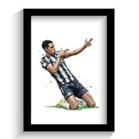 Newcastle United | Alexander Isak Art Print