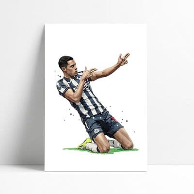 Newcastle United | Alexander Isak Art Print