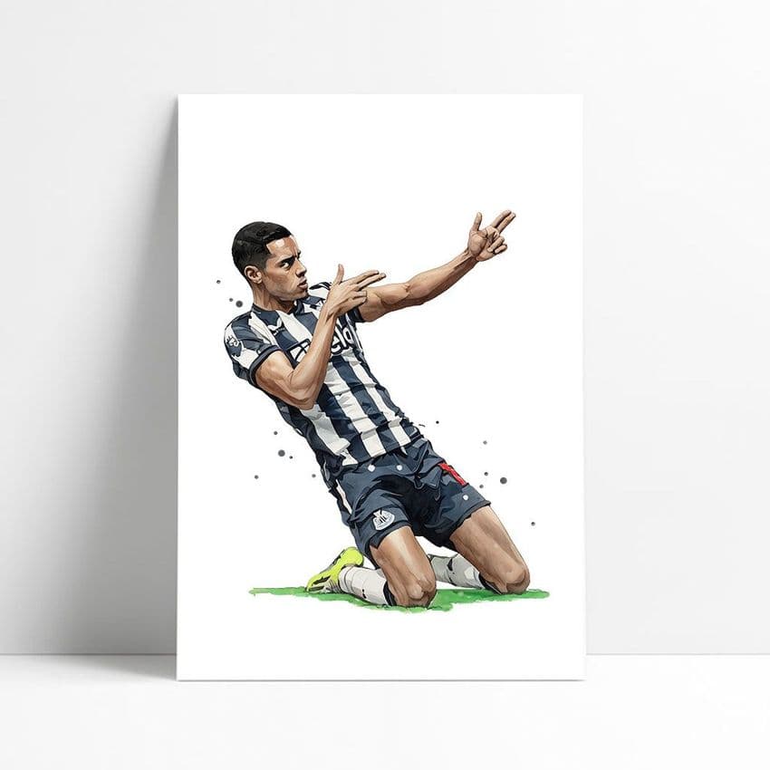 Newcastle United | Alexander Isak Art Print