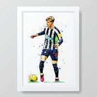 Newcastle United | Antony Gordon Art Print