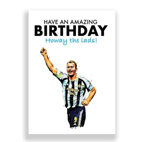 Newcastle United Birthday Card | Alan Shearer