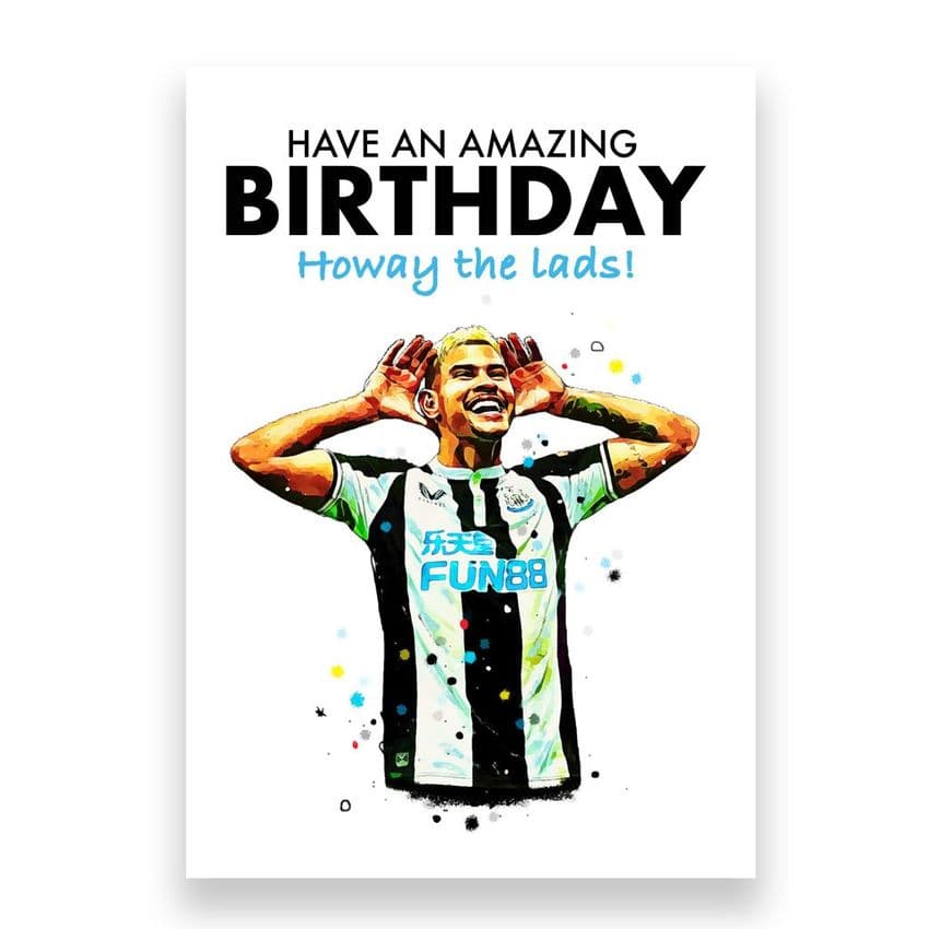 Newcastle United Birthday Card | Bruno Guimarães
