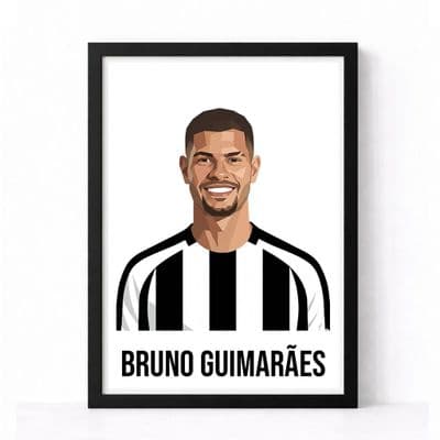 Newcastle United | Bruno Guimarães Pop Art Print (7)