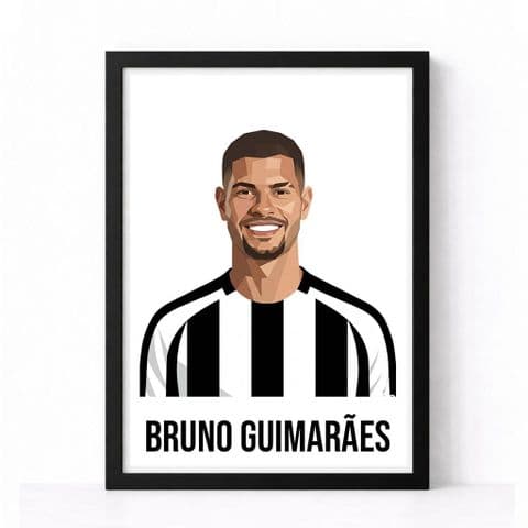 Newcastle United | Bruno Guimarães Pop Art Print (7)