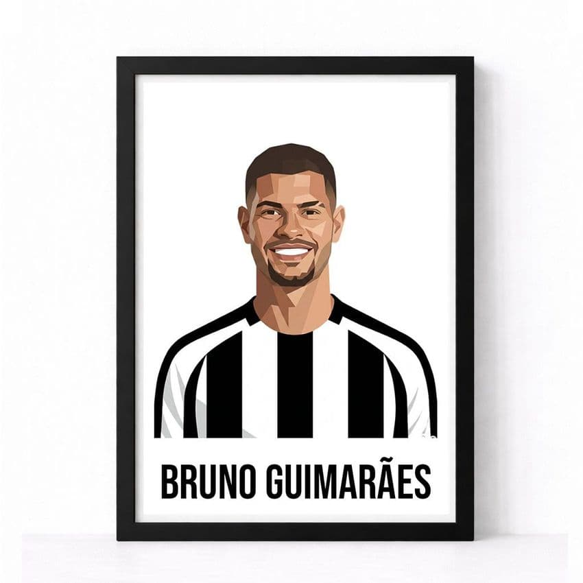 Newcastle United | Bruno Guimarães Pop Art Print (7)