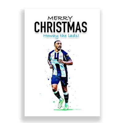 Newcastle United Christmas Card | Calum Wilson