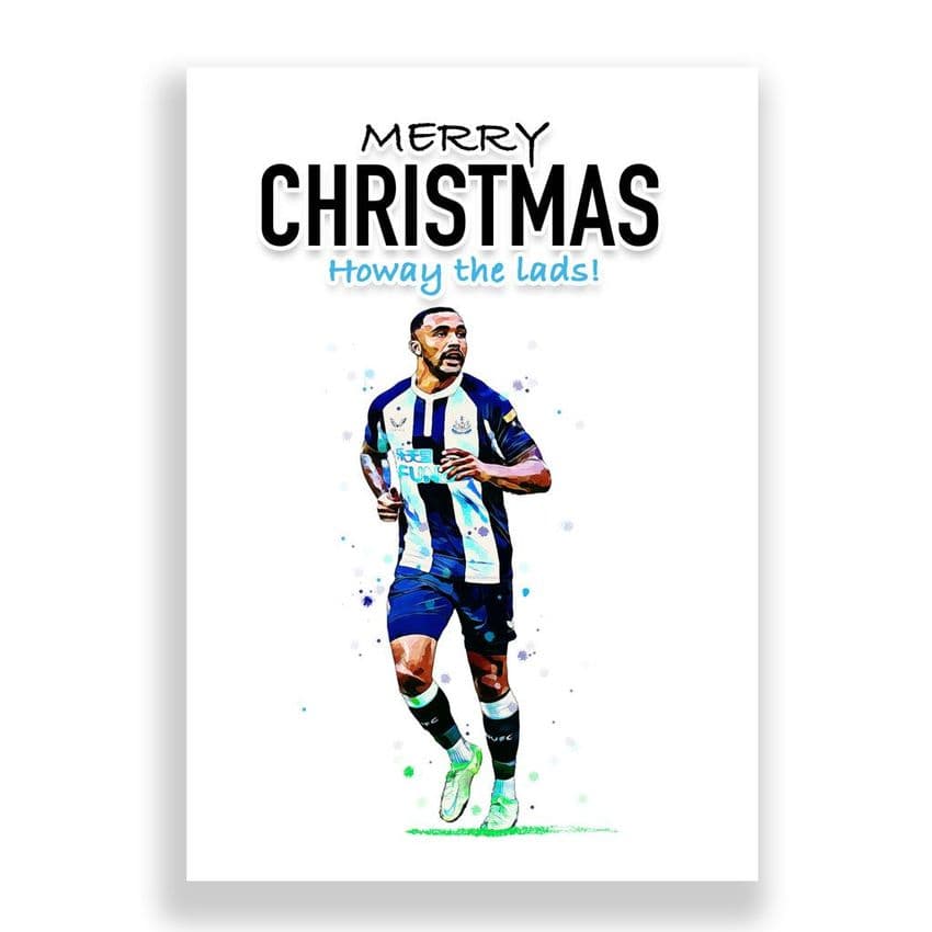 Newcastle United Christmas Card | Calum Wilson