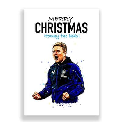 Newcastle United Christmas Card | Eddie Howe