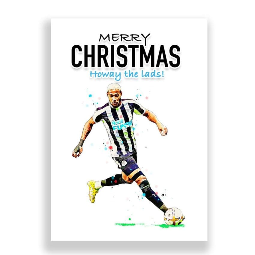 Newcastle United Christmas Card | Joelinton