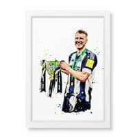 Newcastle United | Dan Burn Art Print