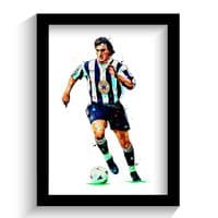 Newcastle United | David Ginola Art Print