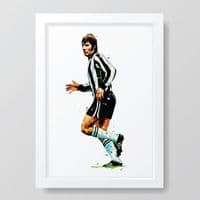 Newcastle United | Malcom MacDonald | Super Mac Art Print