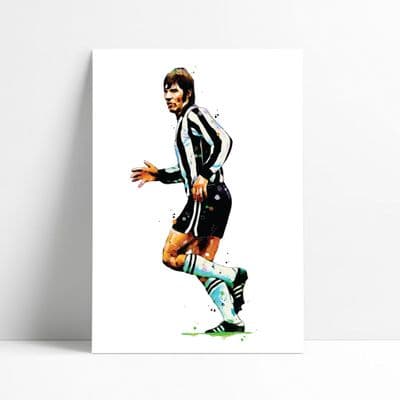 Newcastle United | Malcom MacDonald | Super Mac Art Print