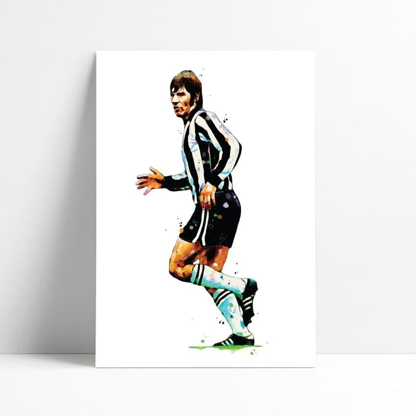 Newcastle United | Malcom MacDonald | Super Mac Art Print