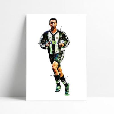Newcastle United | Nobby Solano Art Print