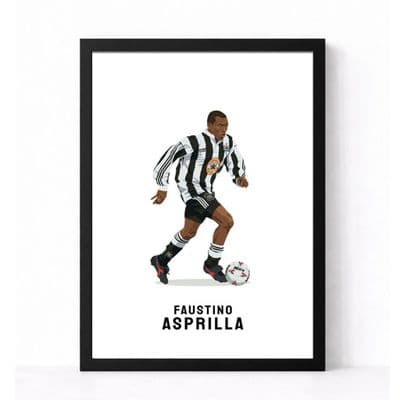 Newcastle United Print | Fastino Asprilla