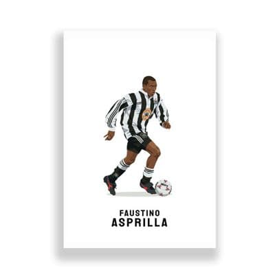 Newcastle United Print | Fastino Asprilla
