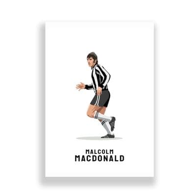 Newcastle United Print | Malcolm MacDonald