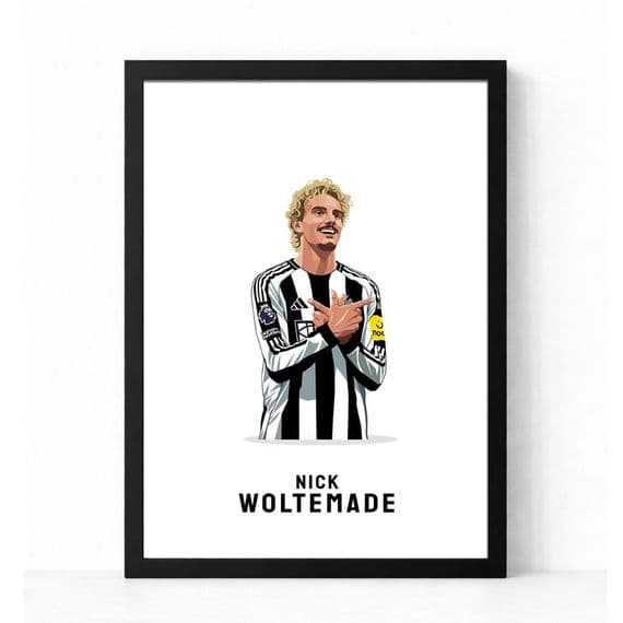 Newcastle United Print | Nick Woltemade
