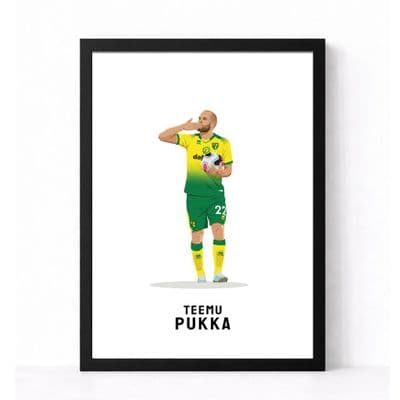 Norwich City Print | Teemu Pukki