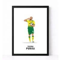 Norwich City Print | Teemu Pukki