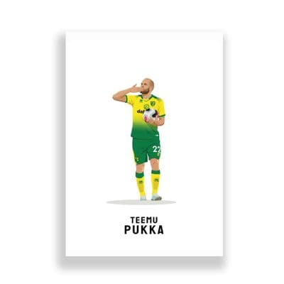 Norwich City Print | Teemu Pukki