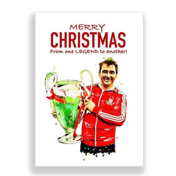 Nottingham Forest Christmas Card | Brian Clough