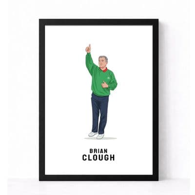 Nottingham Forest Print | Brian Clough | Top One