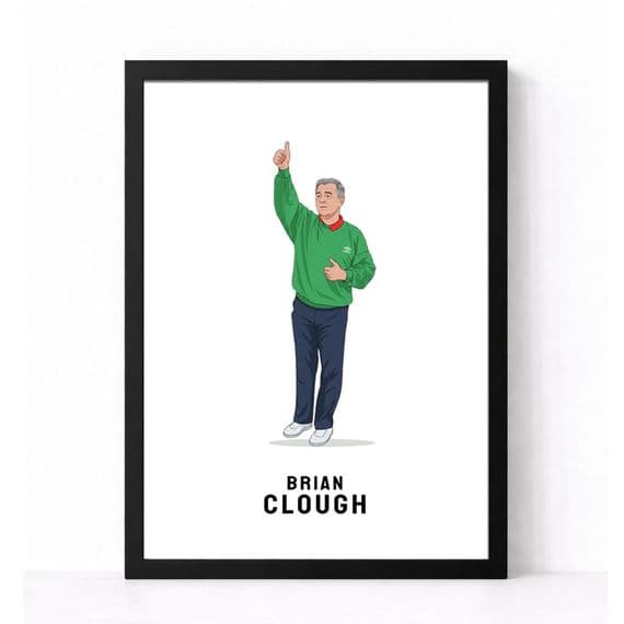 Nottingham Forest Print | Brian Clough | Top One