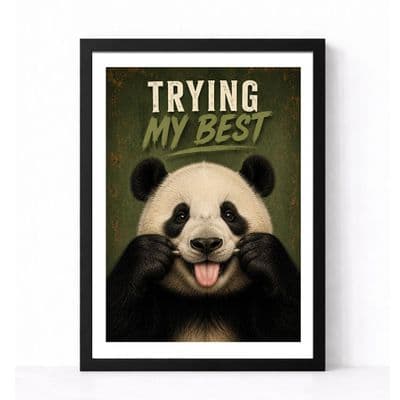 Panda Humour | Trying My Best!