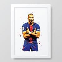 PSG  | Kylian Mbappe Art Print