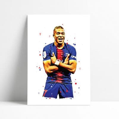 PSG  | Kylian Mbappe Art Print