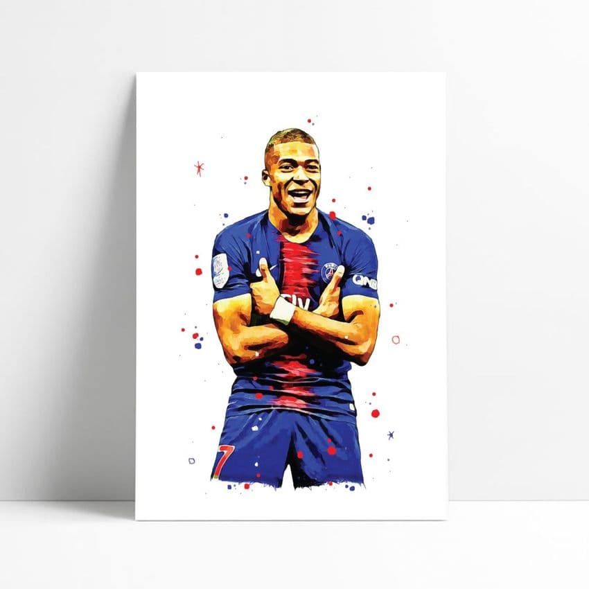 PSG  | Kylian Mbappe Art Print