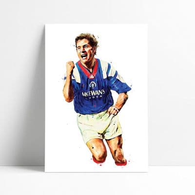 Rangers | Ally McCoist Art Print