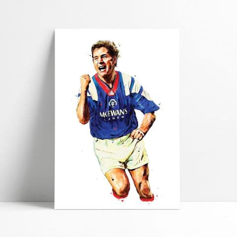 Rangers | Ally McCoist Art Print