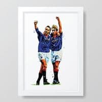 Rangers | Ally McCoist | Mark Hately Art Print
