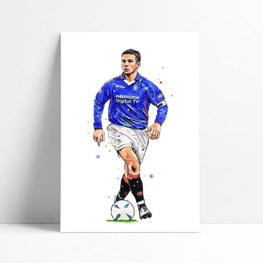 Rangers | Barry Ferguson Art Print
