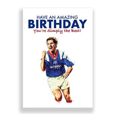 Rangers Birthday Card | Ally McCoist