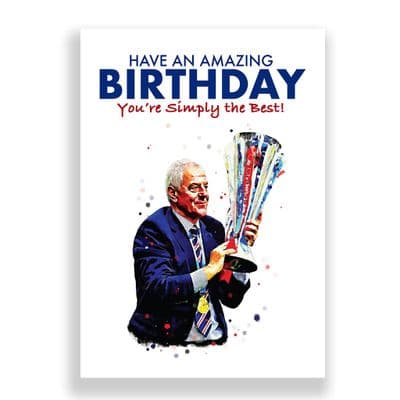 Rangers Birthday Card | Walter Smith