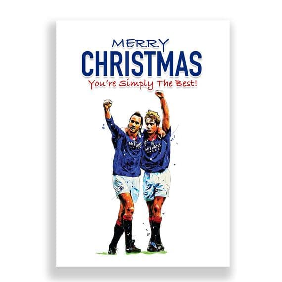 Rangers Christmas Card | Ally McCoist | Mark Hately