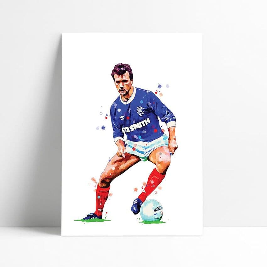 Rangers | Davie Cooper Art Print