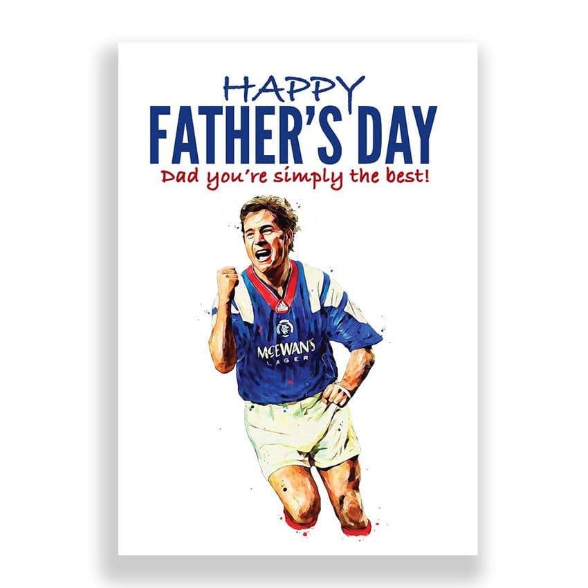 Rangers Father's Day Card | Ally McCoist