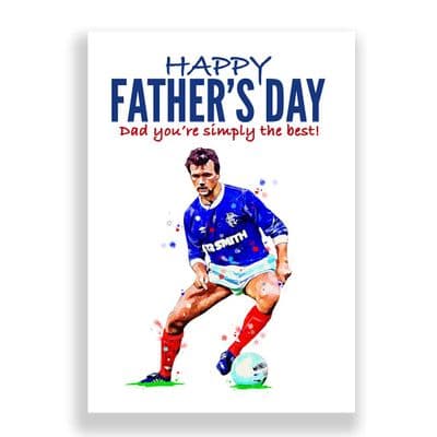 Rangers Father's Day Card | Davie Cooper