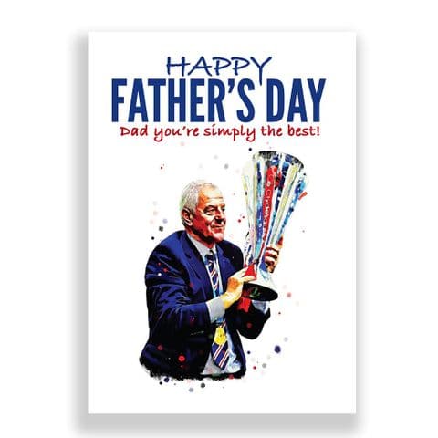 Rangers Father's Day Card | Walter Smith