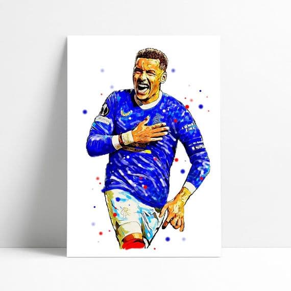 Rangers | James Tavernier Art Print