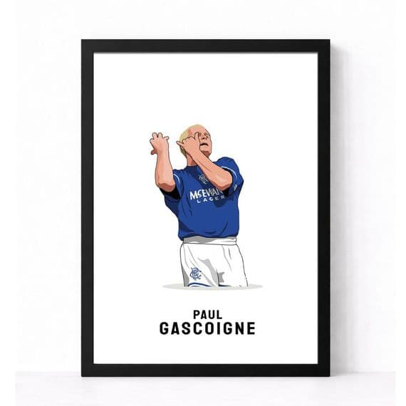 Rangers Print | Paul Gascoigne
