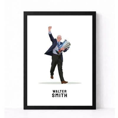 Rangers Print | Walter Smith | Trophy