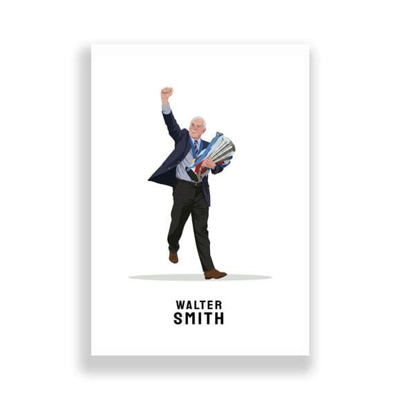 Rangers Print | Walter Smith | Trophy
